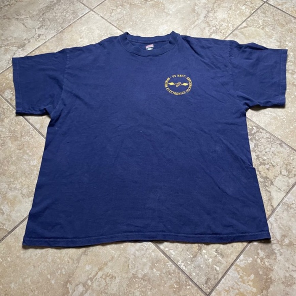Soffe US Navy Aviation‎ Electronics Tech T-Shirt Military Graphic XL